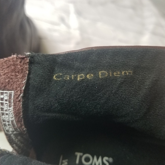 Toms Leila carpe diem eather ankle boots - Picture 2 of 8